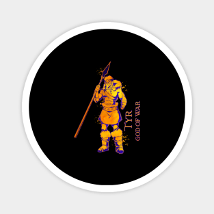 Viking god of war Tyr Magnet